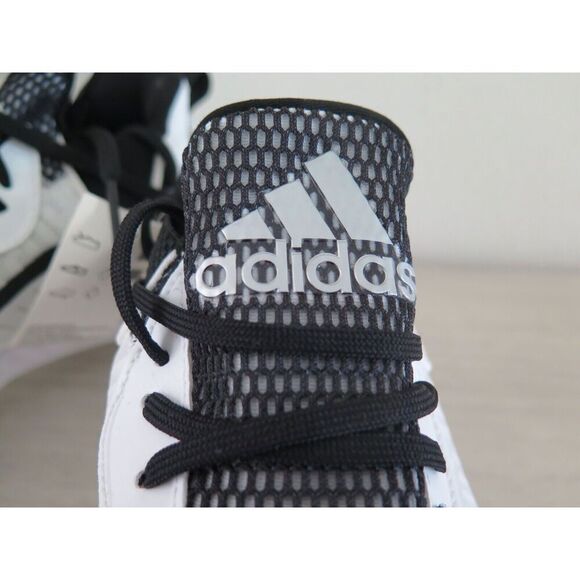 adidas EE4131 Men Sz 12 White/Black Icon V Bounce Iced Out Metal Baseball Cleats - Picture 10 of 10
